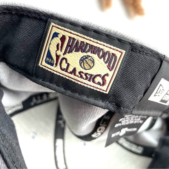 New Era Golden State Warriors Men’s Fitted Hat Sz 7 1/2 Silver Gray NBA EUC - Picture 4 of 5